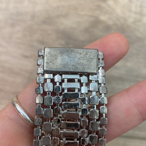 Vintage Hobe Rhinestone Cocktail Bracelet - Picture 7 of 10